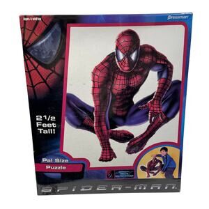Spiderman Movie Puzzle Pal Size Pressman NEW SEALED 2.5 Feet Tall 2002 Ages‎ 4+